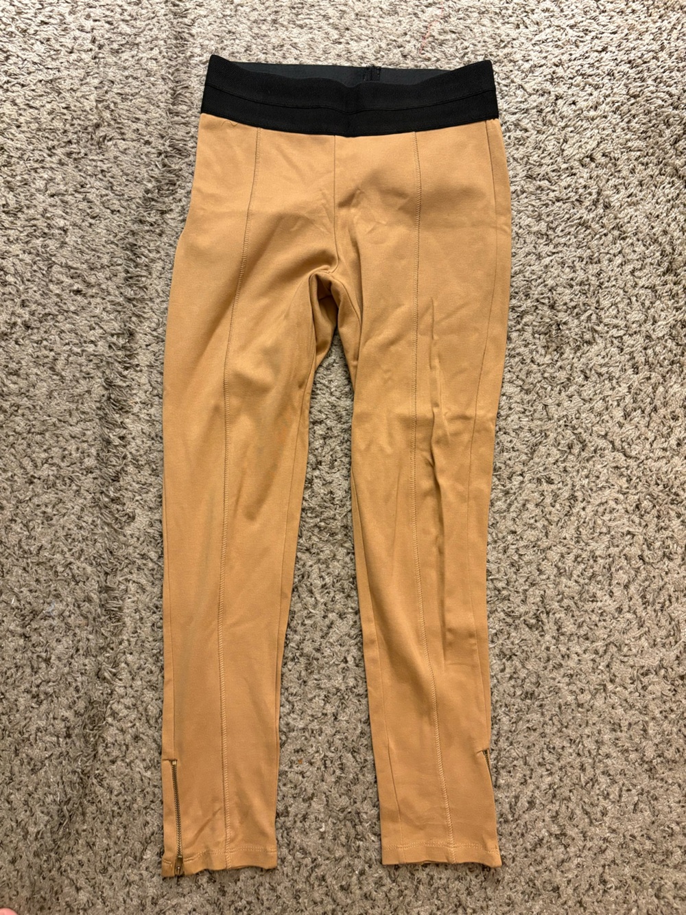 Zara Brown Stretch Leggings